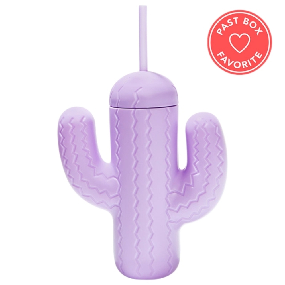 FabFibFun Exclusive Pink Sky Cactus Cup